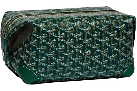 toilet 25 bag goyard|Goyard Goyardine Green Boeing Toiletry 25 Bag .